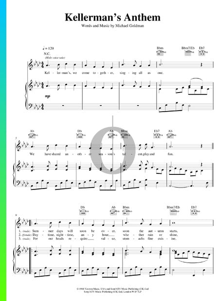 Kellerman's Anthem Partition