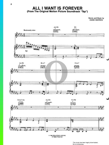 All I Want Is Forever Sheet Music