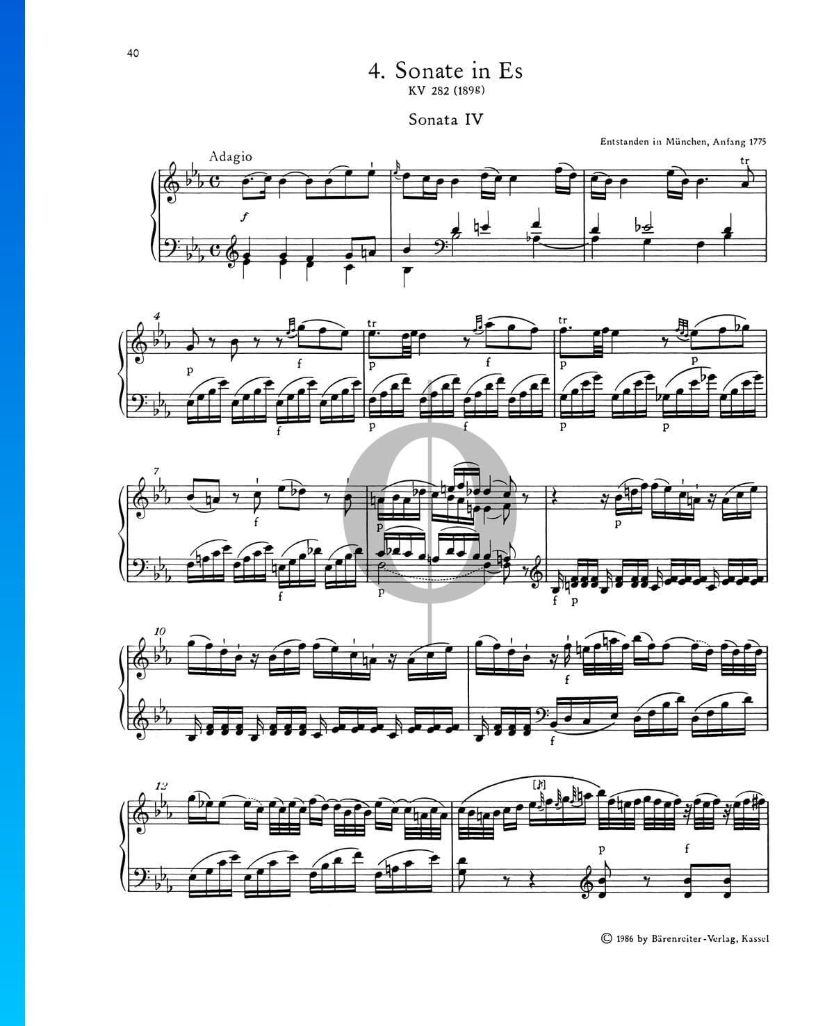 Fantaisies et rondos I Sonates Mozart pour piano Partition 1 