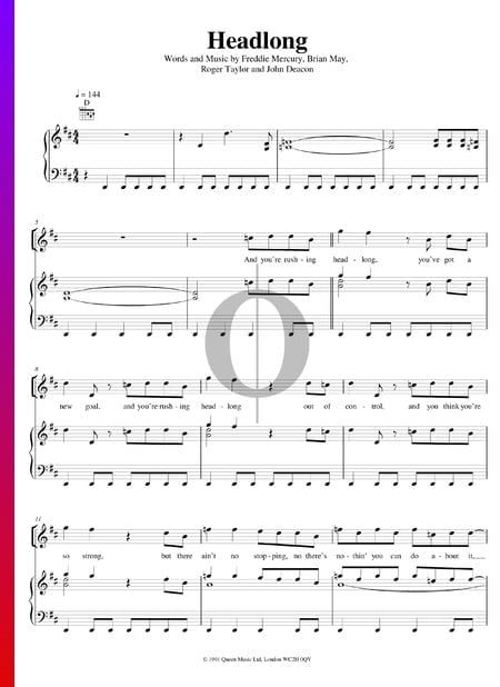 Headlong Musik-Noten