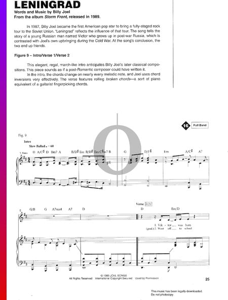 Leningrad Musik-Noten