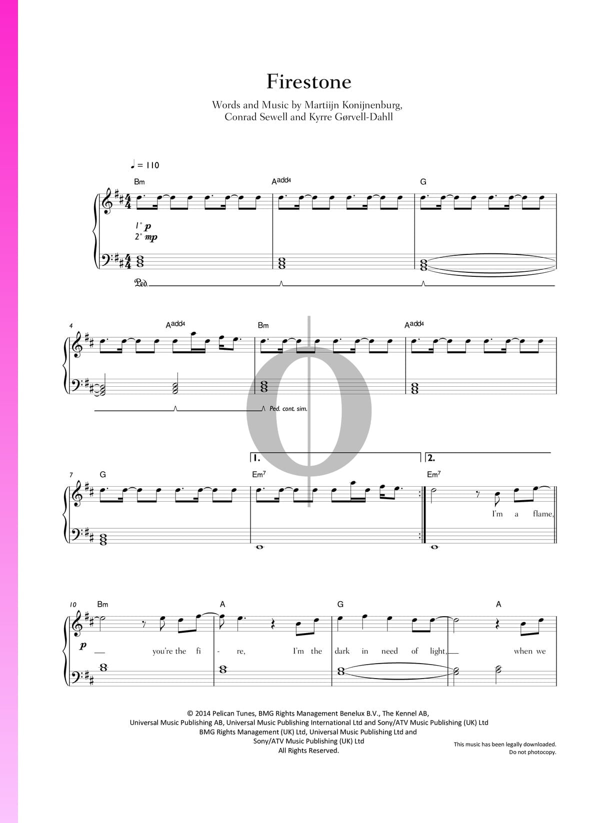 Despertar Vinagre milla nautica Firestone Partitura » Kygo (Piano, Voz) | Descarga PDF - OKTAV