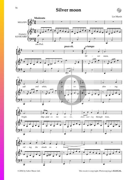 Silver Moon Sheet Music