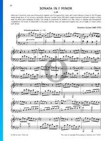 Sonate in f-Moll, K466  (L.118)