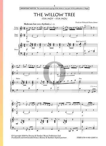 The Willow Tree Sheet Music