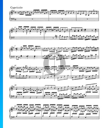 Präludium und Capriccio g-Moll, HWV 571: Capriccio Musik-Noten