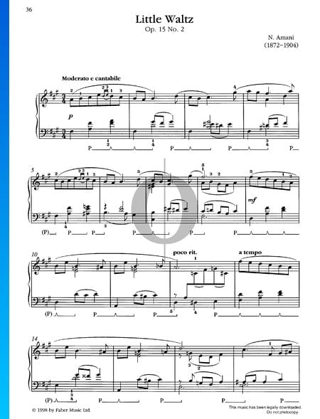 Petite Valse, Op. 15 No. 2