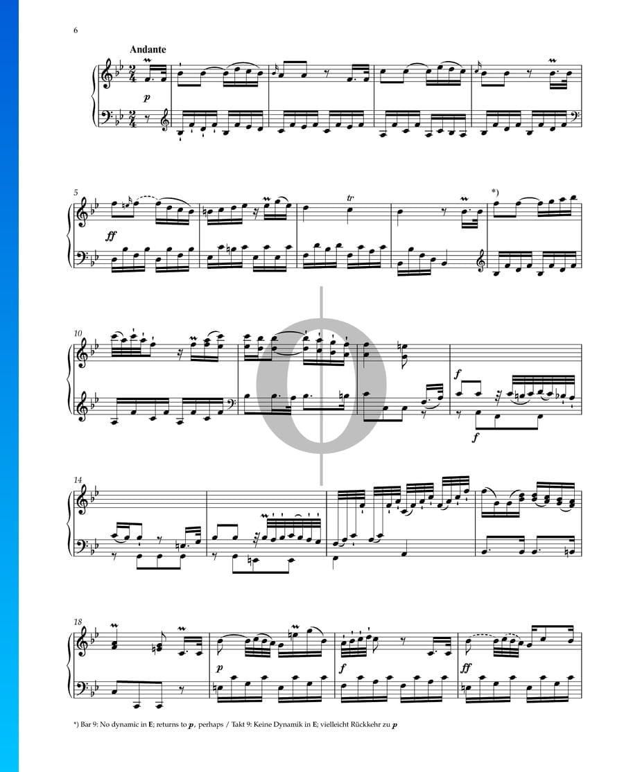 Sonata in E-flat Major, WoO 47 No. 1: 2. Andante (Ludwig van Beethoven ...