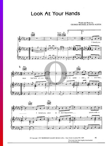 Look At Your Hands Sheet Music