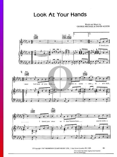 Look At Your Hands Sheet Music