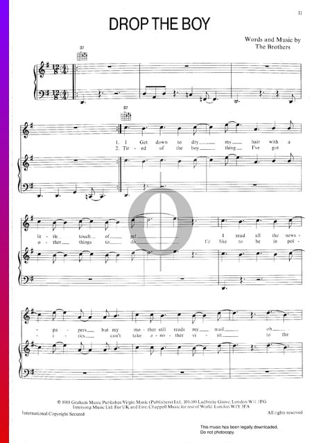 Drop The Boy Musik-Noten
