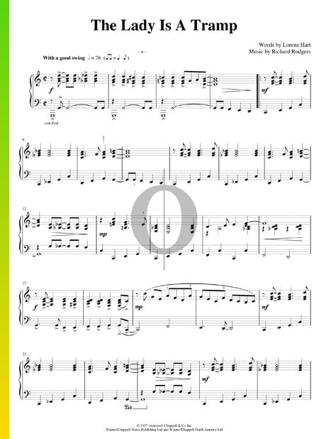 The Lady Is A Tramp Musik-Noten