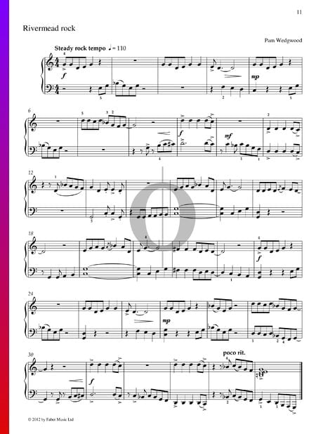 Rivermead Rock Musik-Noten