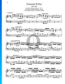 Concerto in B Major, BWV 982: 1. Allegro