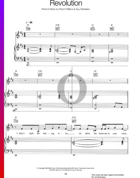 Revolution Musik-Noten