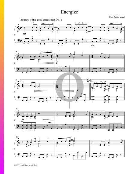 Energize Sheet Music