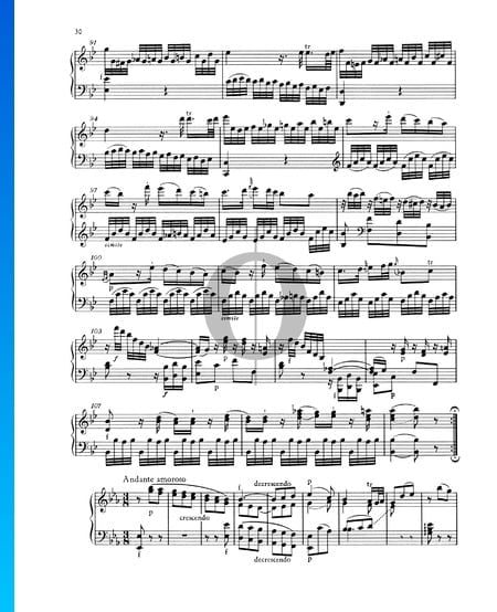 Piano Sonata No. 3 B-flat Major, KV 281 (189f): 2. Andante amoroso