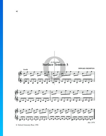 Surface Tension 3 Sheet Music