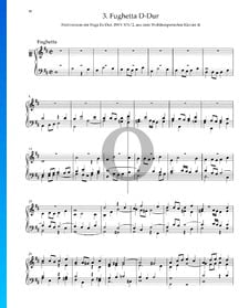 Fughetta D Major, BWV 876/2