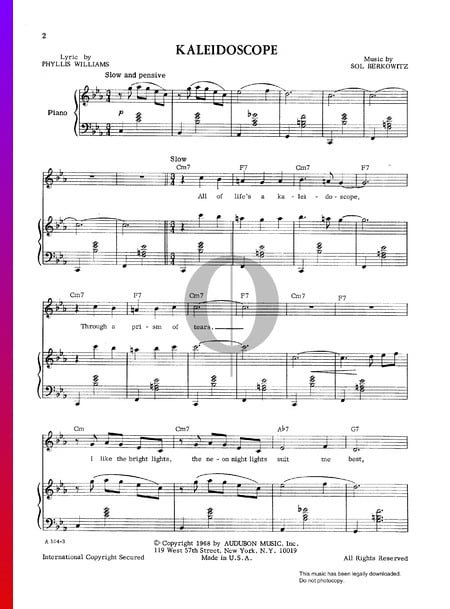 Kaleidoscope Sheet Music