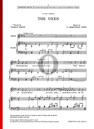 The Oxen Musik-Noten
