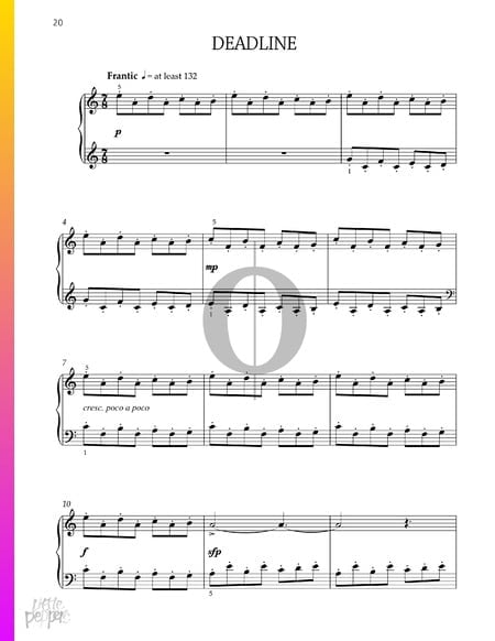 Deadline Sheet Music