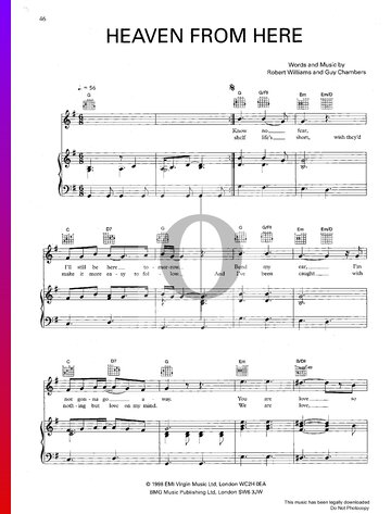 Heaven From Here Sheet Music