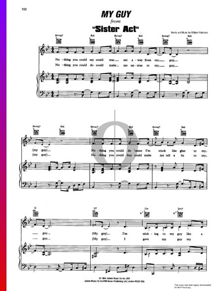 My Guy Sheet Music