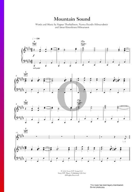 Mountain Sound Musik-Noten