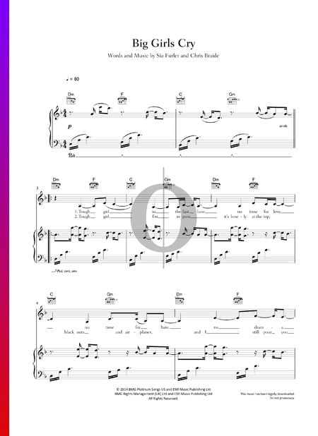 Big Girls Cry Sheet Music