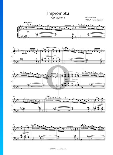 Impromptu A-flat Major, Op. 90 No. 4, D 899