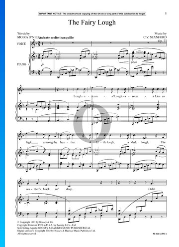 The Fairy Lough, Op. 77 No. 2 Musik-Noten