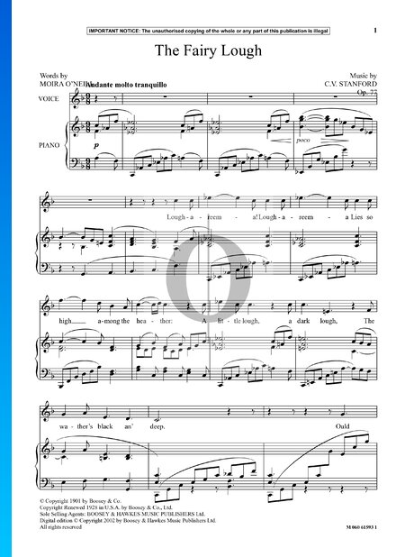 The Fairy Lough, Op. 77 No. 2 Sheet Music