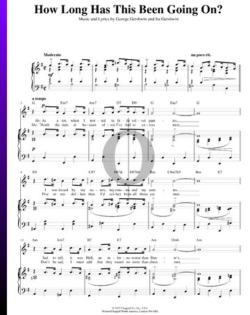 How Long Has This Been Going On? Sheet Music