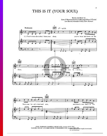 This Is It (Your Soul) Sheet Music