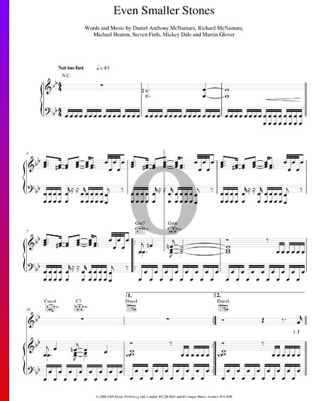 Even Smaller Stones Musik-Noten