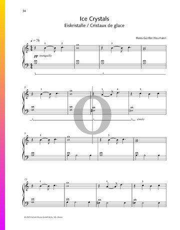 Ice Crystals Sheet Music