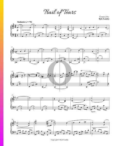 Trail of Tears Sheet Music