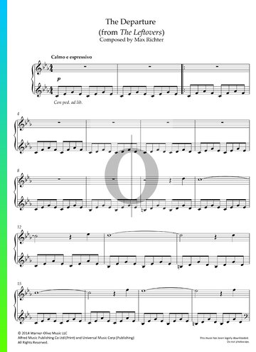 The Departure (Lullaby) Sheet Music