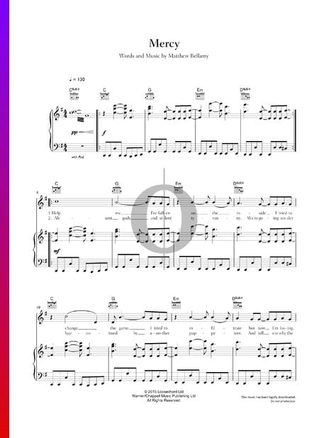 Mercy Musik-Noten