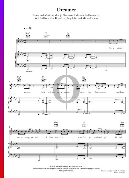 Dreamer Sheet Music