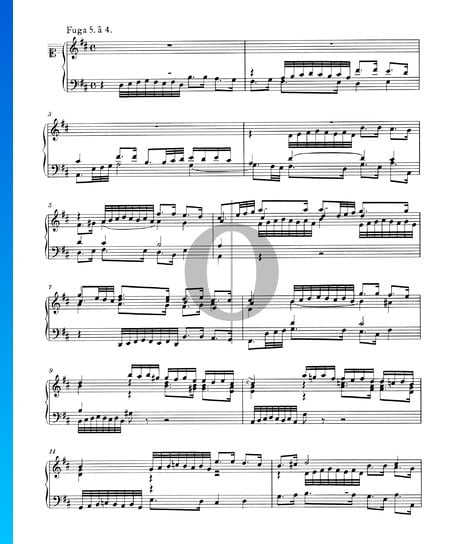 Fugue 5 D Major, BWV 850