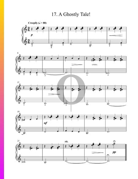 A Ghostly Tale! Musik-Noten