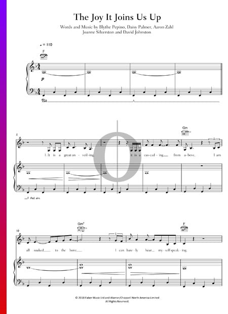 The Joy It Joins Us Up Musik-Noten