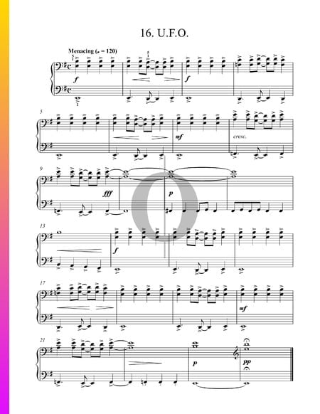 U.F.O. Sheet Music