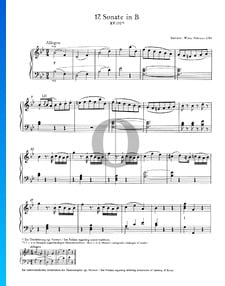 Klaviersonate Nr. 17 B-Dur, KV 570: 1. Allegro