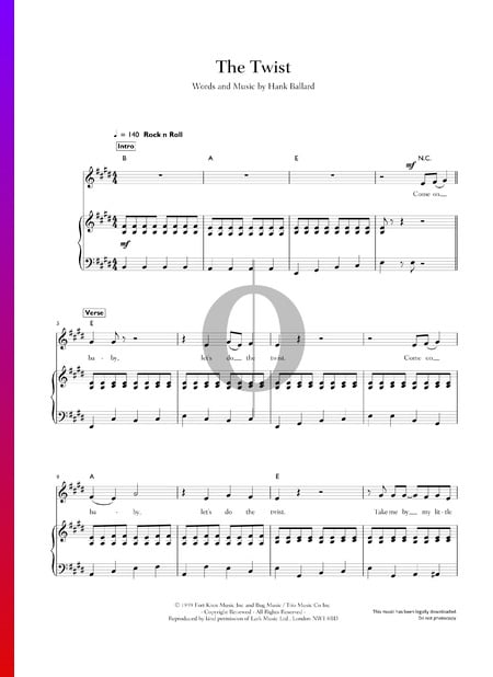The Twist Musik-Noten