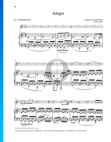 Grande Sonate pathétique, Op. 13: 2. Adagio cantabile