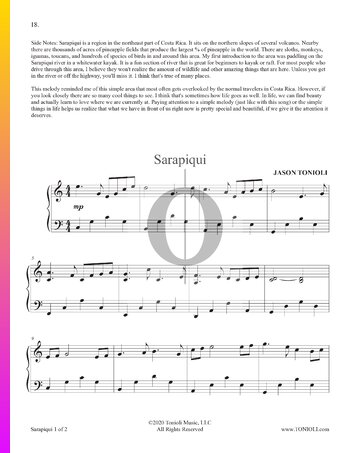 Sarapiqui Sheet Music