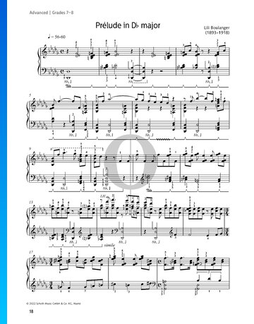 Prélude in D-flat Major Partitura